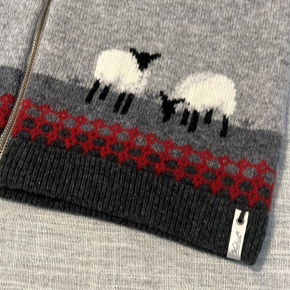 Woolrich sweater vest lambswool featuring cute sheep - Picture 2 of 7